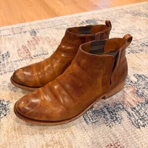 Kork-Ease Velma Chelsea Leather Boots Women's Size 8.5 Brown